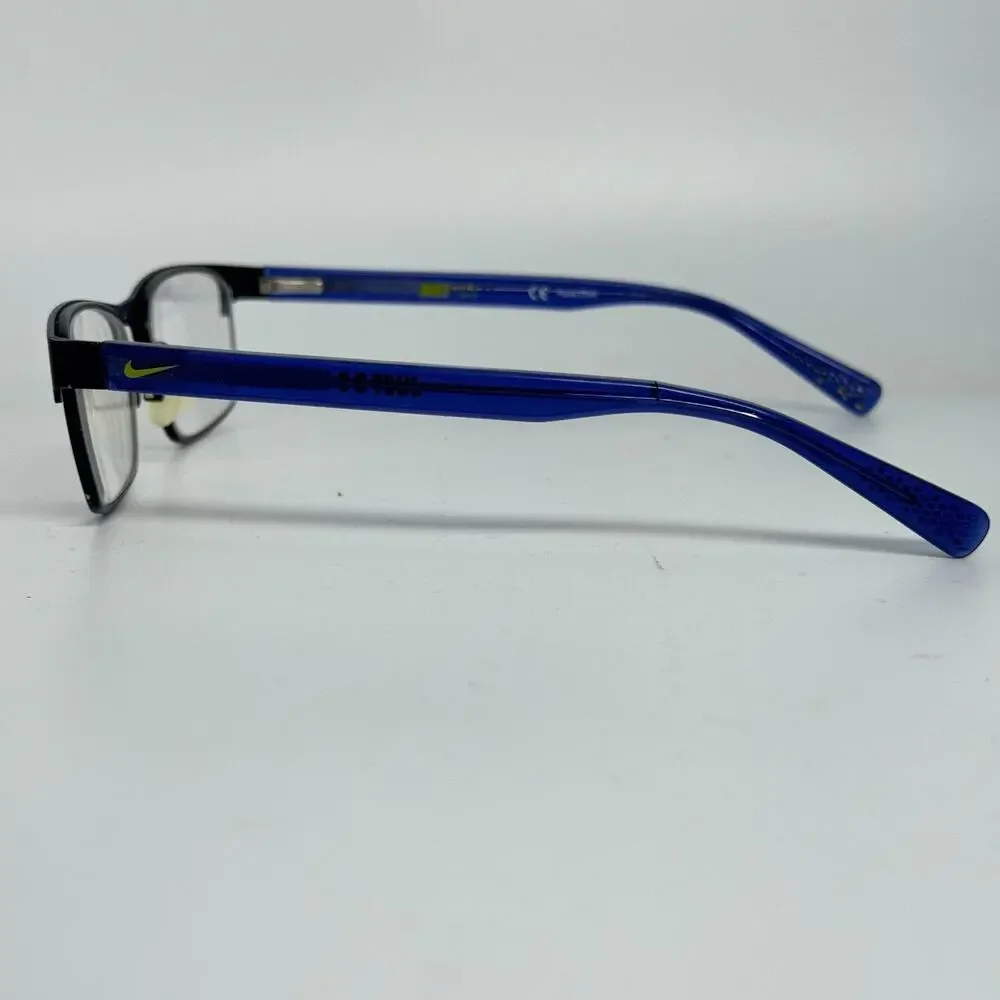 Nike 5574 002 Eyeglasses Frames Black Blue Womens Full Rim 50-14-130‎ 17738